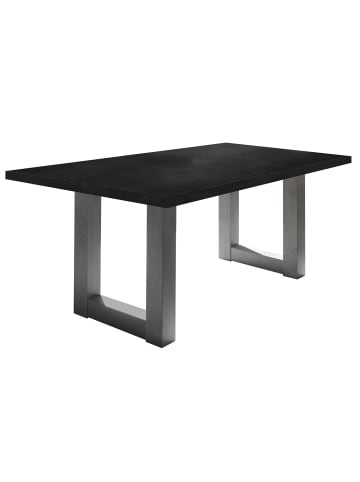 58 aufm Kessel ESSZIMMERTISCH Eila 4 140 x 90 x 75 Esstisch Graphit/Schwarzstahl