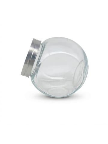 relaxdays 5x Bonbongläser in Transparent/ Silber - 650 ml