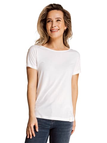 ZHRILL Damen T-Shirt ZHSHELLY SELFLOVE in Weiß