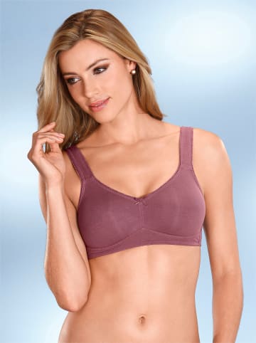 WITT WEIDEN BH ohne Bügel in taupe + brombeer