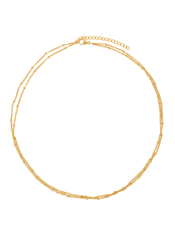 Steel_Art Layering Halskette Kaden goldfarben in goldfarben