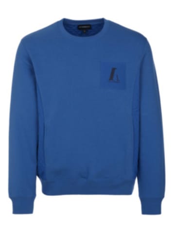 Armani Rundhalspullover für Herren in blau in blau