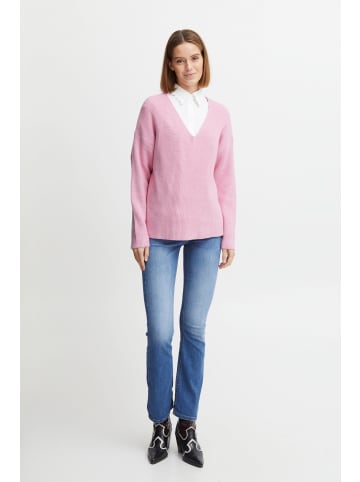 b.young Strickpullover BYMILO VNECK JUMPER - 20812787 in rosa