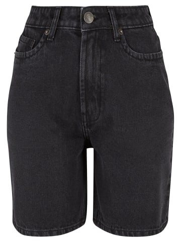 Urban Classics Jeans-Shorts in black washed