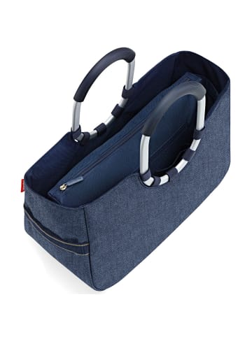 Reisenthel Shopper Tasche 40 cm in herringbone dark blue