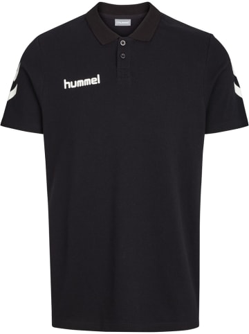 Hummel Polo "Core Cotton Polo" in Schwarz