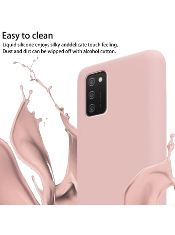 cadorabo Handykette für Samsung Galaxy A02s Hülle in LIQUID PINK