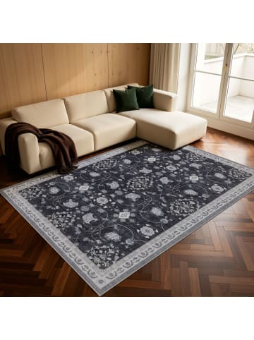 Teppich Boss Kurzflor Teppich Inka 1146, rechteckig - Schwarz