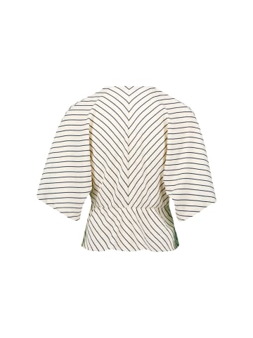 Zero  Bluse gestreift mit Fledermausärmeln in CreamBlack