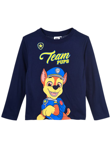 Paw Patrol Langarmshirt Paw Patrol Chase in Dunkelblau