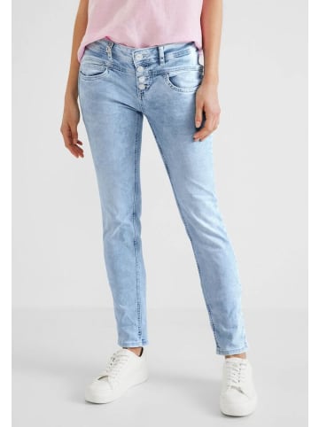 Street One Jeans in heavy random bleach