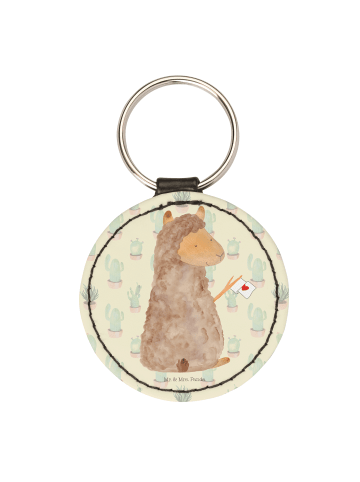 Mr. & Mrs. Panda Anhänger Alpaka Fahne ohne Spruch in Kaktus Grün