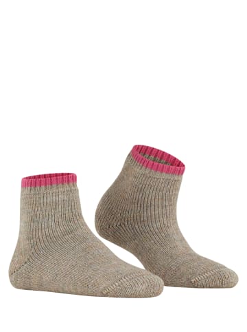 Falke Kurzsocken Cosy Plush in Nut mel.