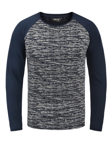 !SOLID Langarmshirt SDMevan in Blau