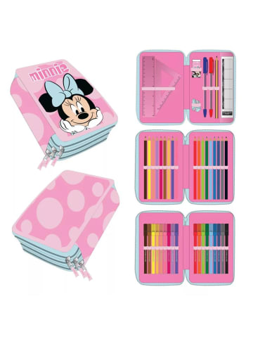 Disney Disney Minnie Rosa Dots 3-stöckiges gefülltes Federmäppchen