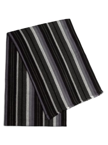 Finshley & Harding Schal in schwarz grau - 0002