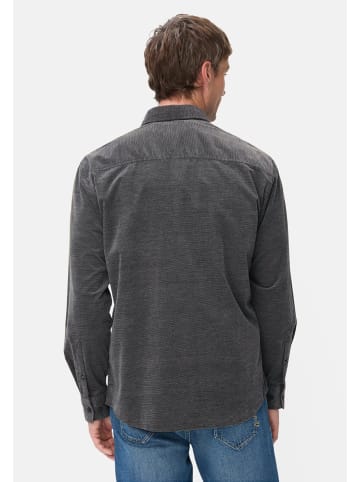 Camel Active Cordhemd mit 2-Wege Stretch in Schwarz