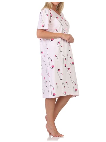 NORMANN kurzarm Nachthemd fraulich 125 211 311 in rosa