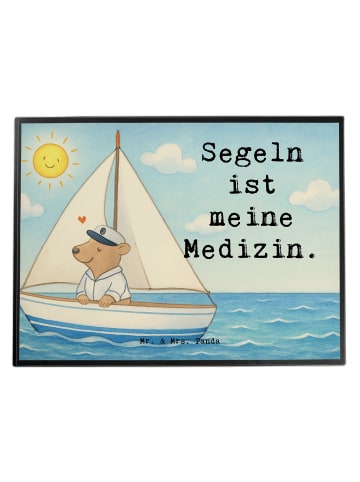 Mr. & Mrs. Panda tischschutzmatte Bär Segeln Design mit Spruch in Weiß