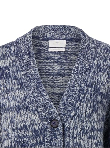 FYNCH-HATTON Strickjacke in blau weiß - 0001