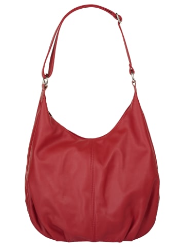 Cluty Shopper echt Leder in rot