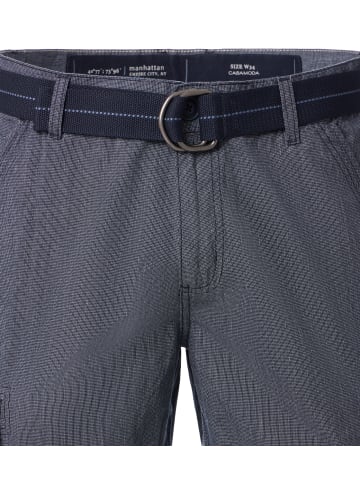 CASAMODA Shorts in graues Mittelblau