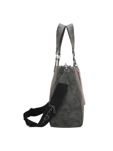 Fritzi aus Preußen Izzy Vintage Shopper Tasche 42 cm in black idol