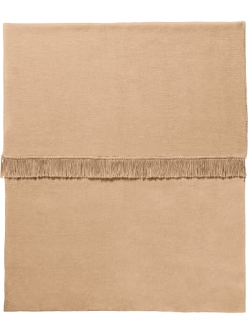 Erwin Müller Baumwollmischung Wohndecke Catania in beige
