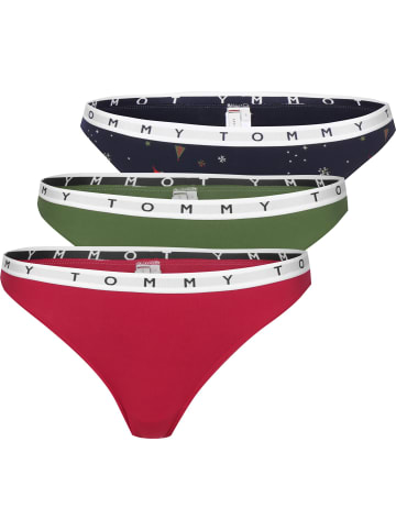 Tommy Hilfiger Unterhosen in pr red/fest scatter/golf green