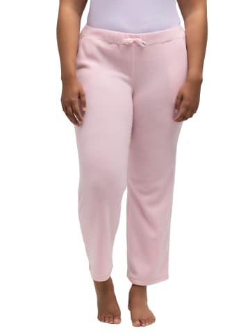 Ulla Popken Loungewear Hose in blasses rosa