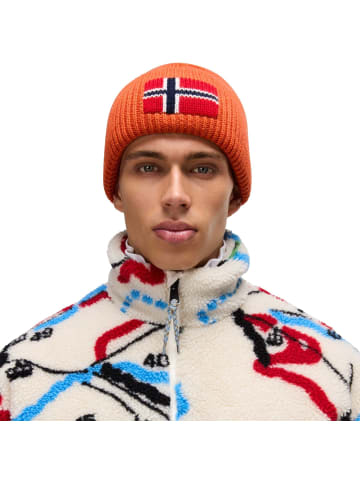 Napapijri F-Evei - Mütze (blu marine) in orange pumpkin