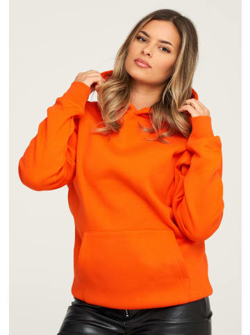 behype Kapuzenpullover - BHPERTH Basic Oversize Einfarbig in Orange