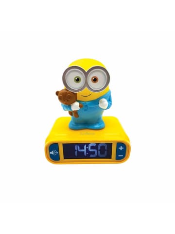 Lexibook Minions 3D-Nachtlicht-Wecker mit Soundeffekten