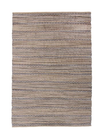 Kayoom Kurzflor Teppich Sienna 710 in grau - rechteckig