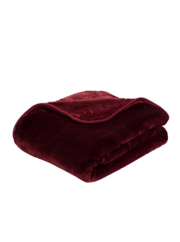 Gözze Wohndecke Cashmere-Feeling 220x240 in bordeaux