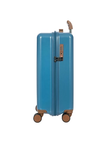 BRIC`s Ferrara - 4-Rollen-Kabinentrolley 55 cm (green) in denim