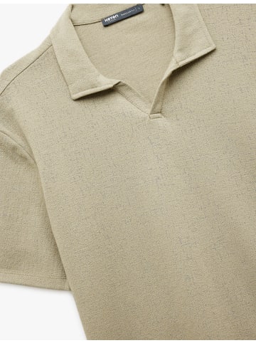 KOTON TSHIRT SS POLO in Grün