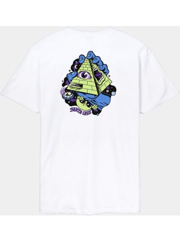 Santa Cruz T-Shirt "Knibbs Invasion Hand Strip T-Shirt" in Weiß