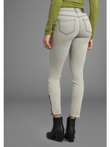 ARIZONA 5-Pocket-Jeans in light grey used