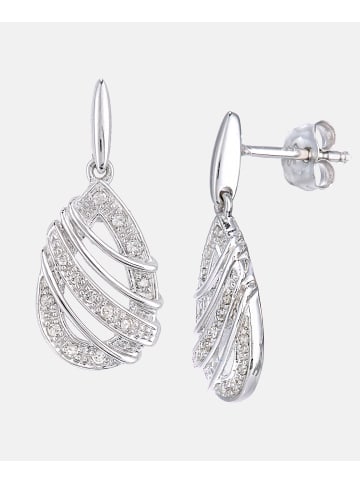 Diamant L'éternel Ohrhänger aus 375 Weißgold mit Diamant