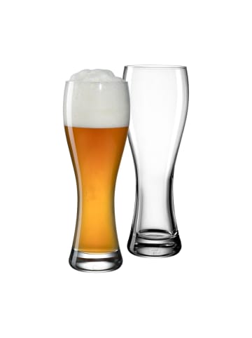 LEONARDO 2er Set Weizenbiergläser Maxima 500 ml in transparent