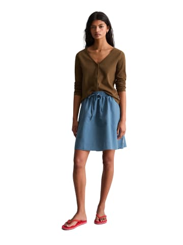 Marc O'Polo DENIM Pointelle-Cardigan slim in Umbra Brown