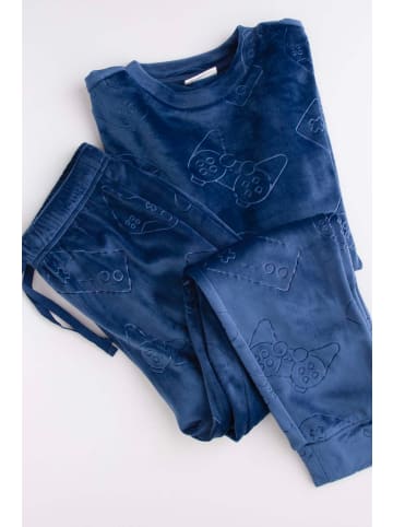 Coccodrillo Pyjama für Jungen in dunkelblau