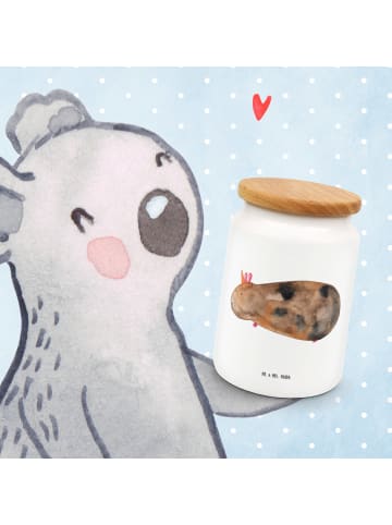 Mr. & Mrs. Panda Vorratsdose Einhorn Meerschweinchen ohne Spruch in Weiß