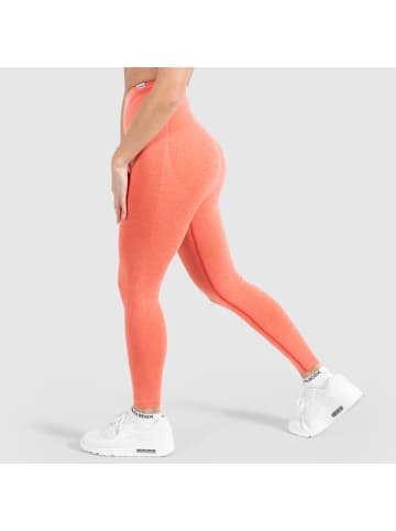 SMILODOX Leggings Amaze Scrunch Pro in Orange Melange