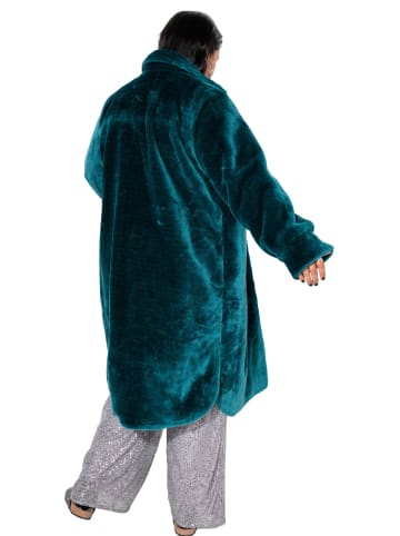 Studio Untold Mantel in petrolgrün