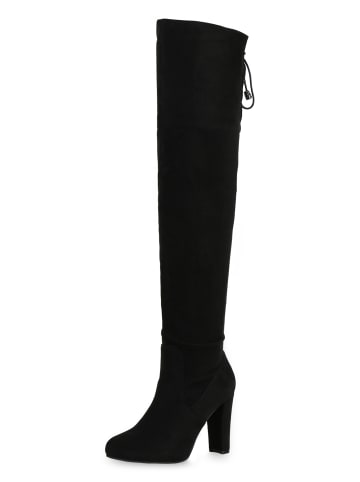 VAN HILL Overknees Amelia in Schwarz