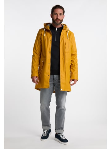 DreiMaster Maritim Herren Regenmantel in Curry