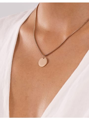 PURELEI Halskette Kumu O Coin in Rosegold