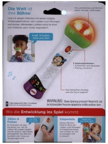 Mattel Spielzeug - Fisher-Price Lernspaß Mikrofon